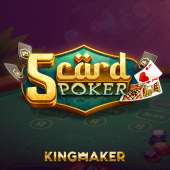 5 Card Poker icon on the 1xbrt cards shelf
