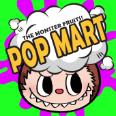 Popmart icon on the 1xbrt slot shelf